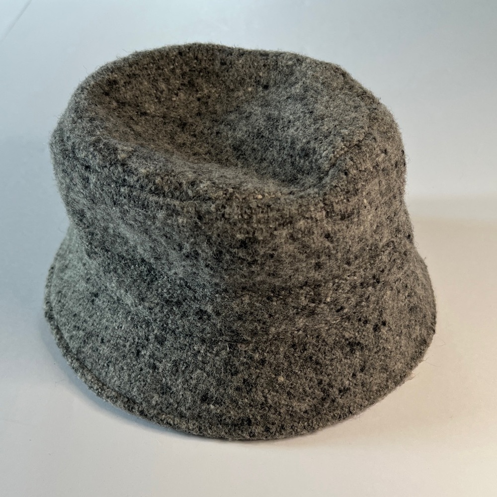 J. Crew Gray Wool Bucket Hat